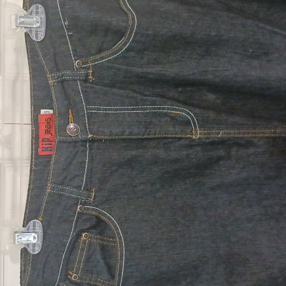 Hip Jeans 5-pocket dark denim jean maxi skirt - 9 - stonewash black - Picture 2 of 7